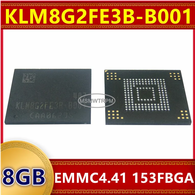 

Memory Chip IC THGBM4G6D2HBAIR KLM8G2FE3B-B001 8GB EMMC4.41 153FBGA Integrated Circuits New Original In Stock