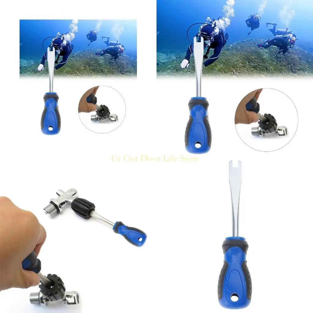 

77UF баллон для подводного плавания с аквалангом, клапаны бака, гаечный ключ, средство для удаления клапанов баллона с прочный