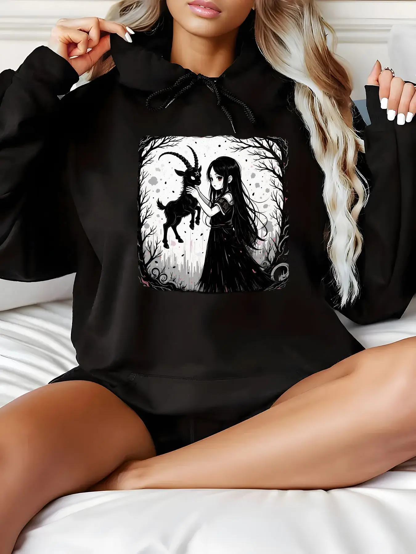 

Готическая анимация, графический принт, осенние и зимние мужские и женские толстовки, повседневные свободные уличные спортивные тренировочные бренды