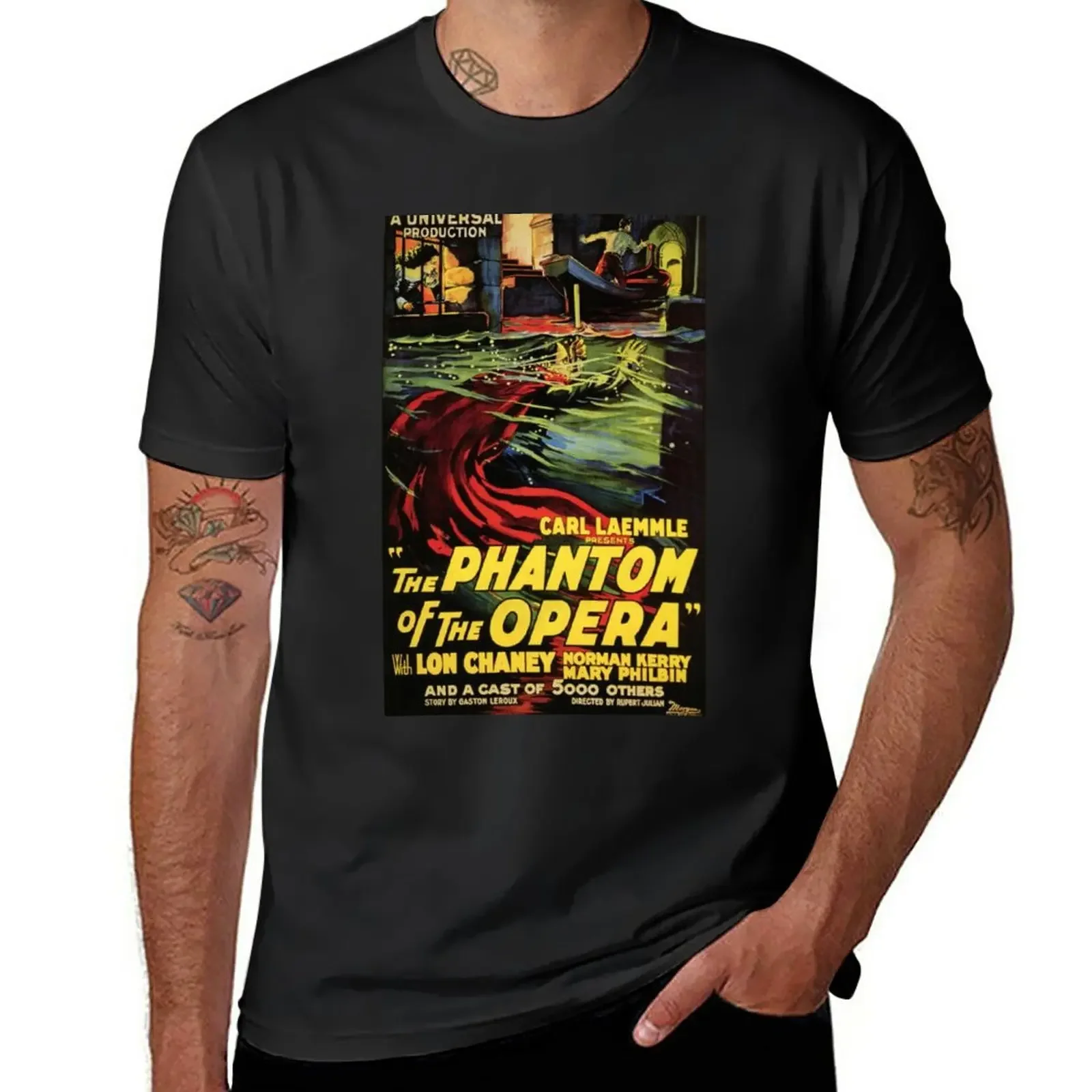 The Phantom Of The Opera T-Shirt summer top plus sizes customizeds mens graphic t-shirts pack