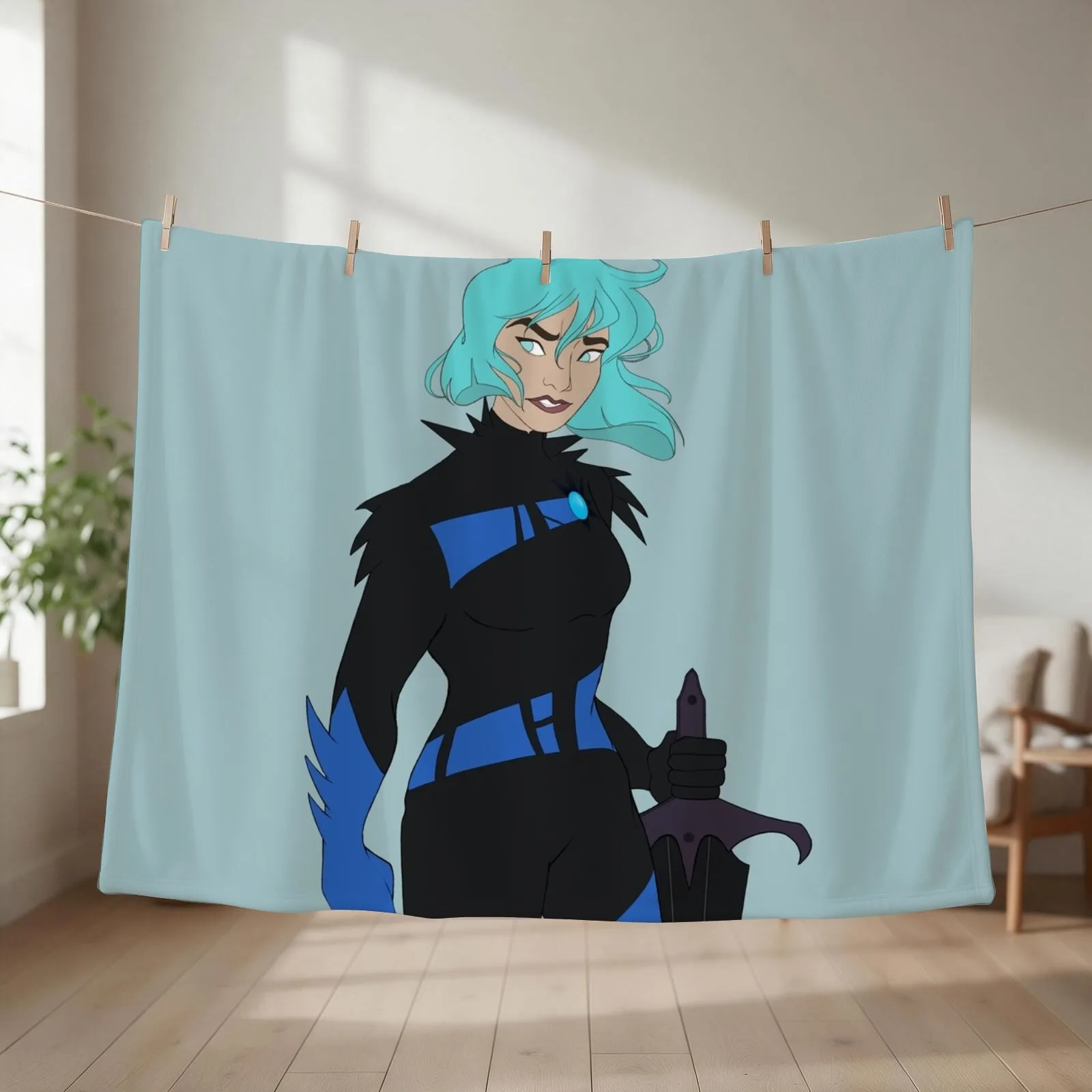Cassandra - Tangled the Series Throw Blanket couch cozy soft plush fuzzy picnic outdoor blanket
