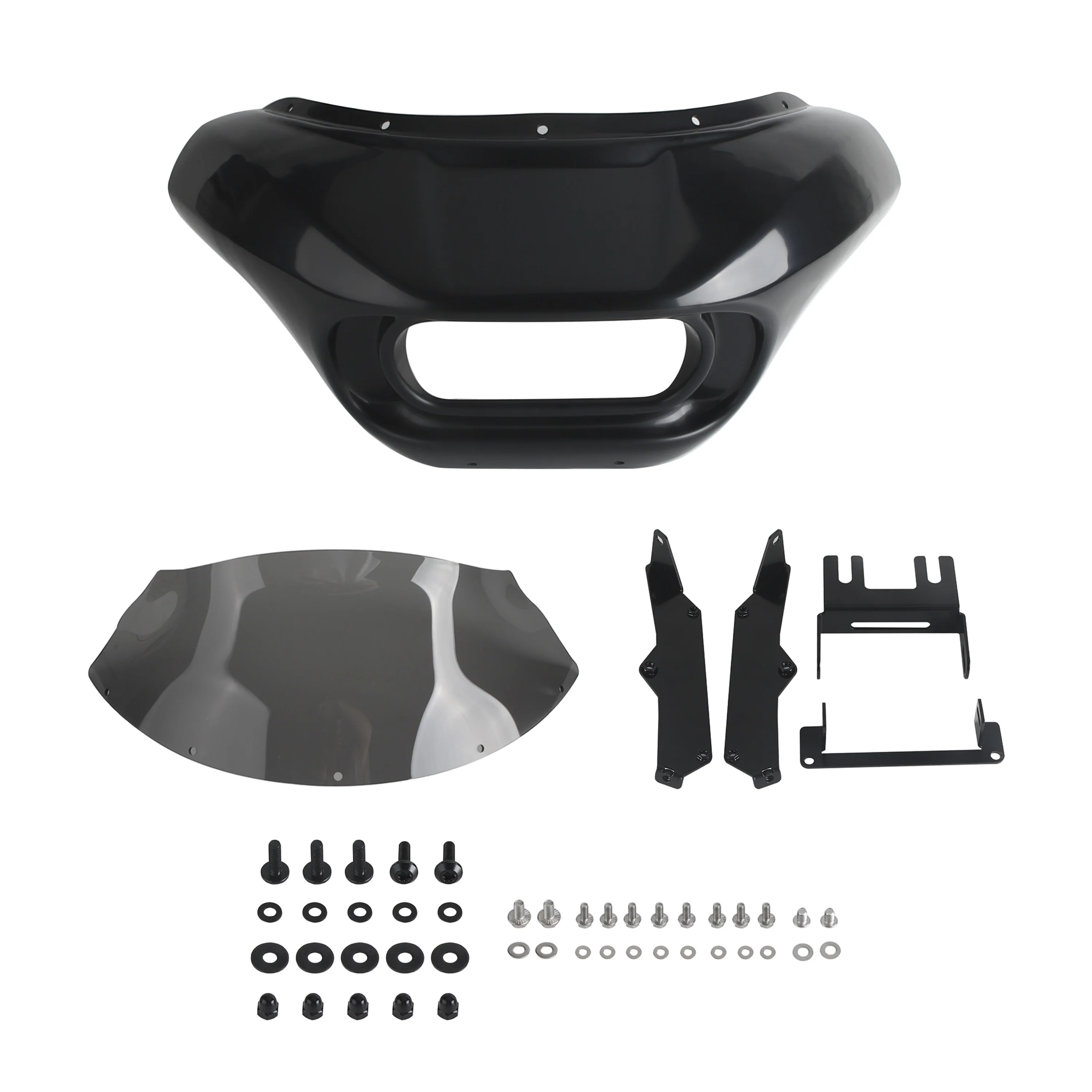 Motorcycle Fairing Frame Accessories ABS Plastic Motorbike Bodywork Windshield Clear Fairing Headlamp Fit For Harley Model