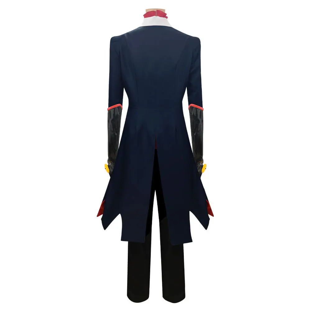 Anime Helluva Boss Blitzo Cosplay Costume Party Uniform Suit with Tail Halloween Outfit for Men Women Custom
