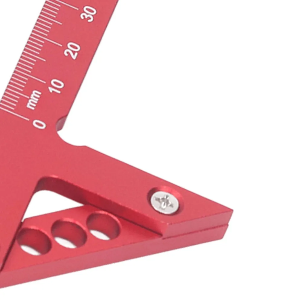 ​ Инструмент для поиска центра из алюминиевого сплава, 45 градусов, 90 градусов, 100 мм, диапазон центра, писец, угол, инструмент для разметки, сверлильный станок