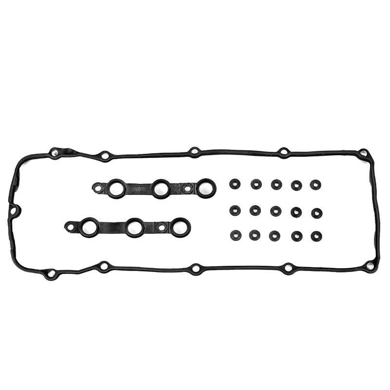 Engine Valve Cover Gasket Kits with Grommet Seals For 325Ci 325I 325Xi X3 X5 Z4 E46 E53 E60 E83 E85