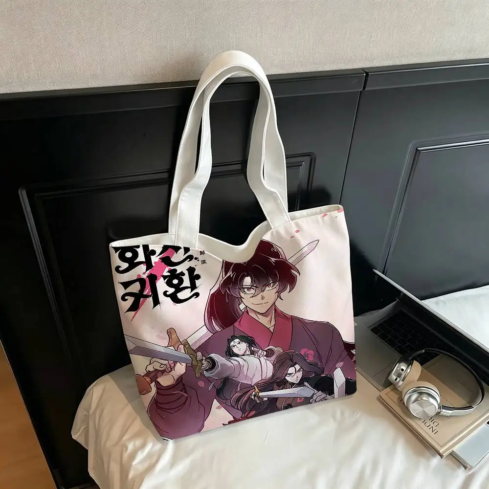 Return of Blossoming Blade  Printed Canvas Tote Bag Shoulder Bag Commuter Mommy Shopping Bag