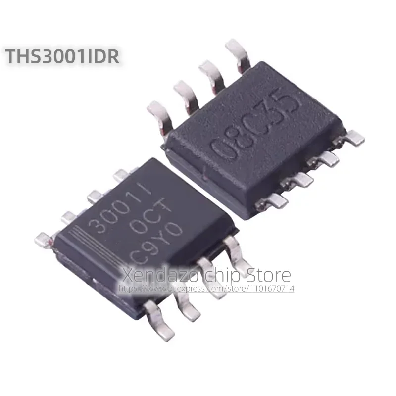 5pcs/lot THS3001IDR Silk screen printing 3001 420MHz SOP-8 package Original genuine Current feedback operational amplifier chip