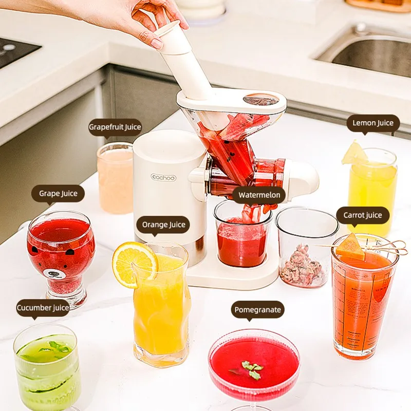 Соковыжималка холодного отжима, медленная соковыжималка, многофункциональная экстрактор для фруктов и овощей, автоматическая соковыжималка, соковыжималка для цитрусовых, портативный блендер