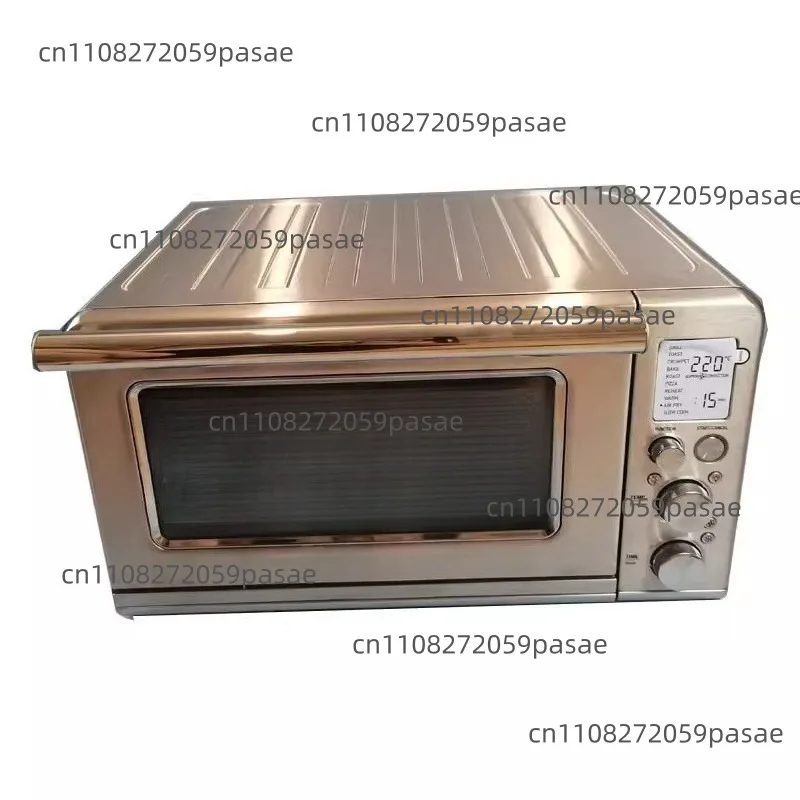 Air fryer stainless steel built-in light up and down temperature control