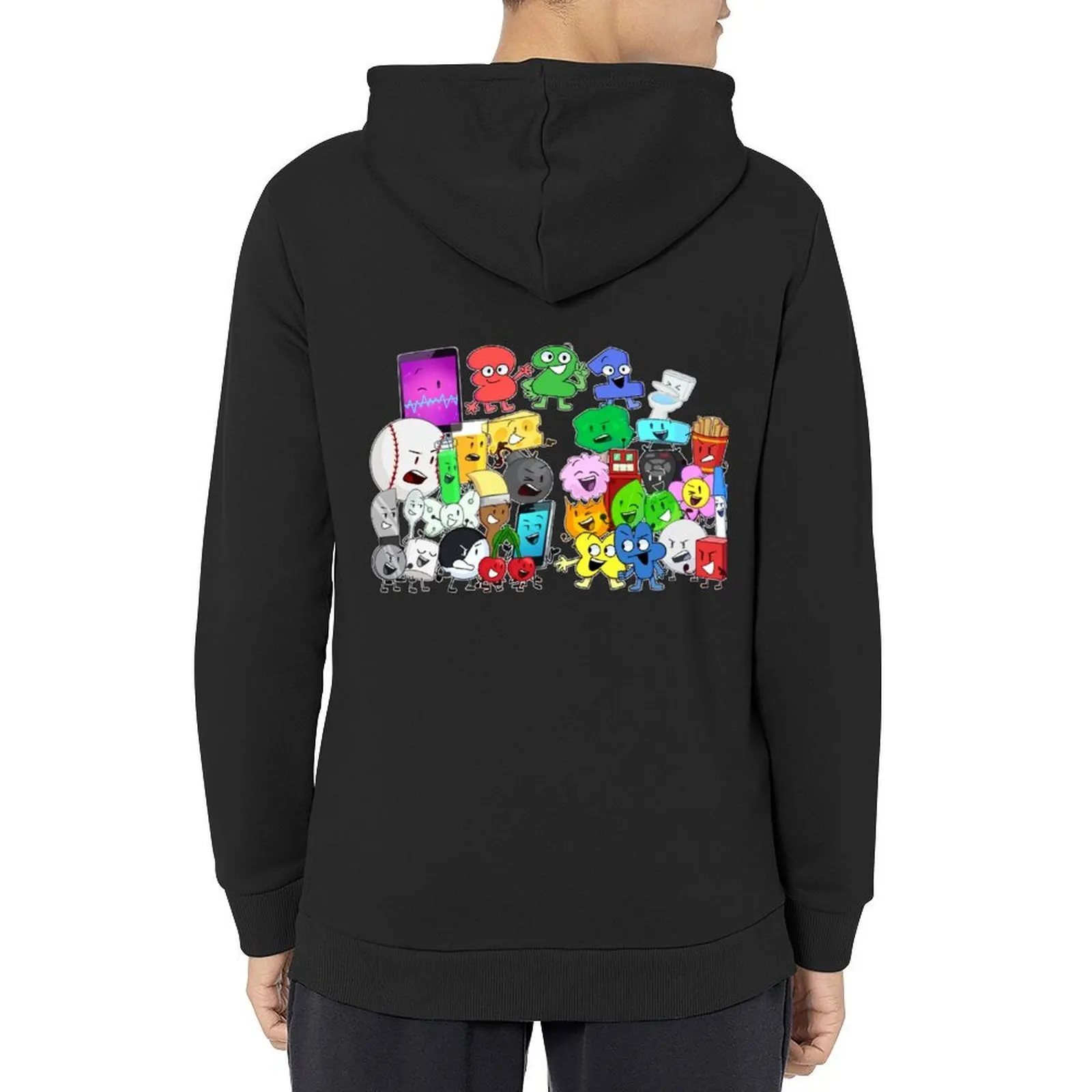 BFDI x Inanimate الجنون هوديي الكورية نمط الملابس الخريف سترة الرجال مقنعين قميص الخريف منتجات جديدة هوديس للرجال