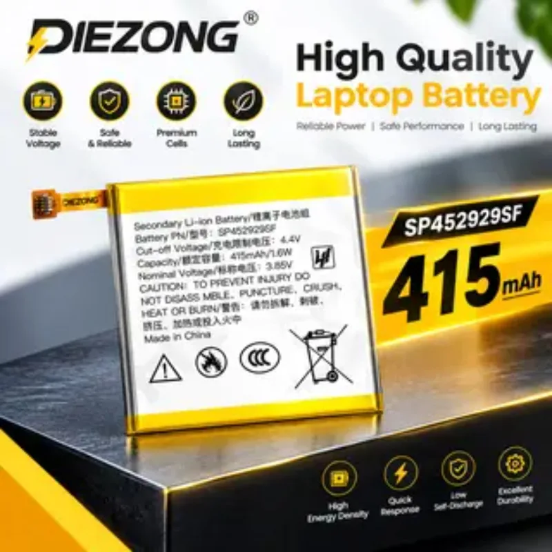 High-quality  415mAh SP452929SF Battery for Tic Watch Pro/s2/e2 Battery Replacement Bateria