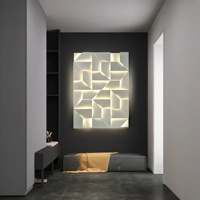 

Nordic White Led Wall Lamp For Living Room Bedroom Aisle Stairs Modern Simple Led Interior Bedside Wall Lights Stairs Lighting