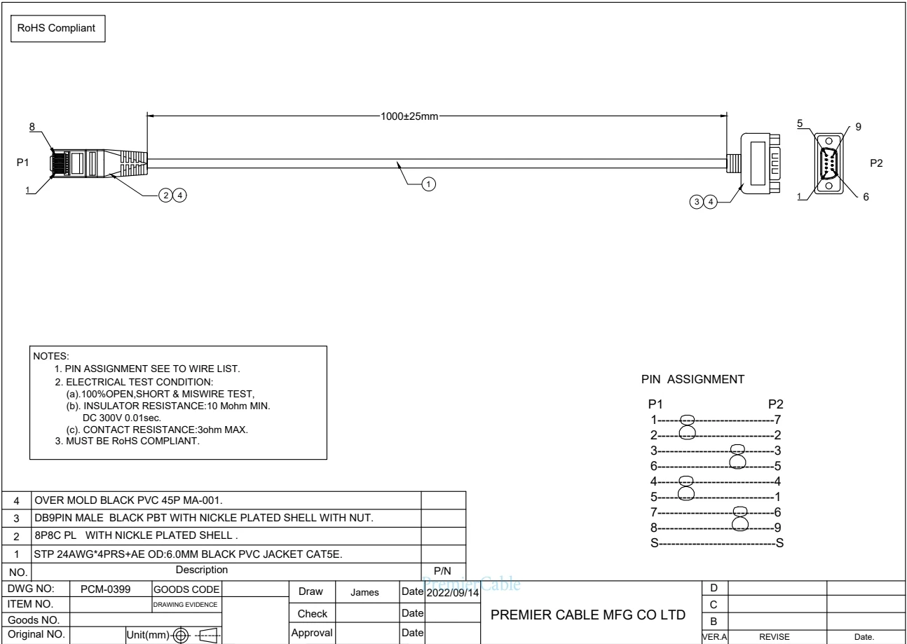 USB-zu-CAN-II-Sub-DB9-zu-RJ45-Adapterkabel, CAN-Bus-zu-Cat5e-Ethernet-Gateway-Kabel für CANopen-Controller, SPS, CAN-Analysator – Detail 1