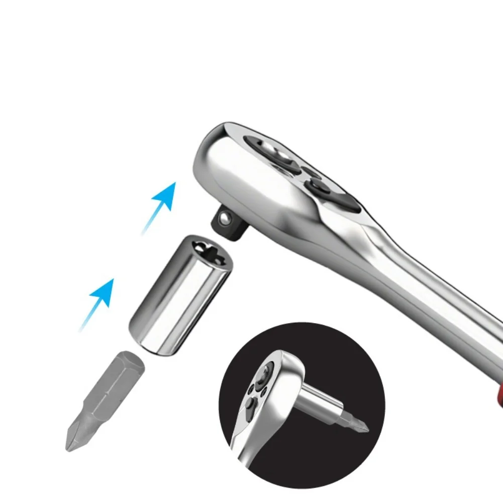 2er-Pack 1/4-Zoll-Vierkantantrieb auf Sechskant-Adapter, Schraubendreher-Bit-Konverter aus Chrom-Vanadium-Stahl für Elektrowerkzeuge – Detail 18
