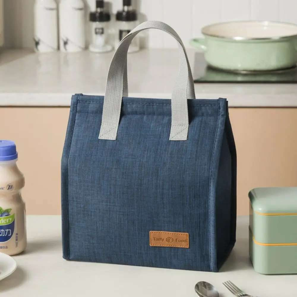 Package Cooler Lunch Box Bag Outdoor Food Hand Bags Tote Canvas Lunch Bag Thermal Breakfast Organizer Waterproof Lunch Bag