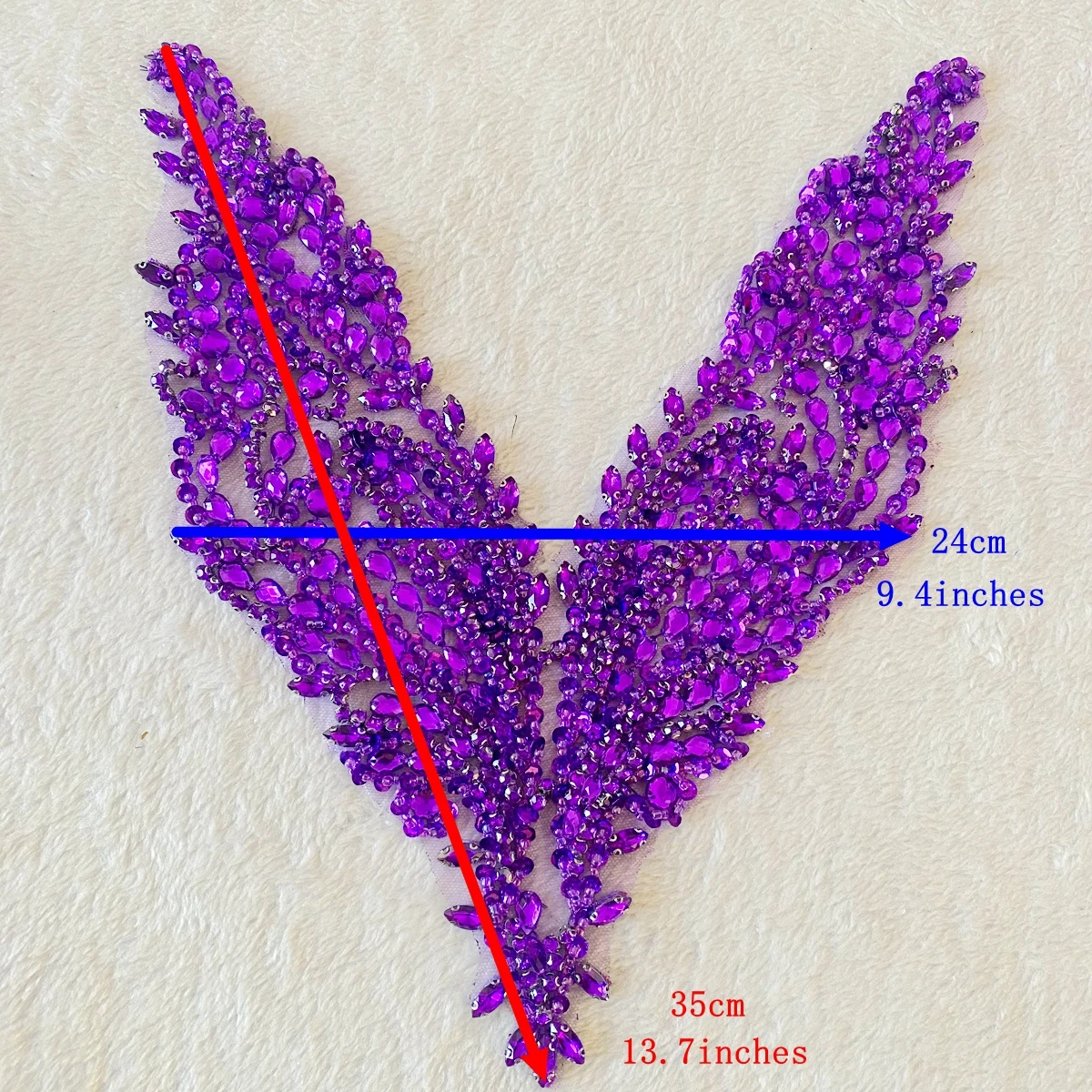 DIY ชุด V คอ Bra ผ้าหรูหรา Handmade เลื่อม Rhinestone วัสดุลูกปัดเพชรคริสตัล Bra พู่ตกแต่งเครื่องแต่งกาย