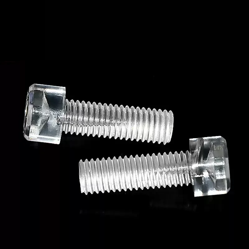 M3 M4 M5 M6 M8 M10 PC 투명 플라스틱 컵 소켓 헤드 육각 나사 원통형 알렌 키 헤드 절연 아크릴 볼트