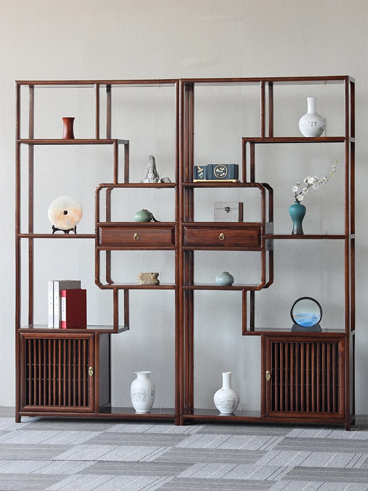 New Chinese style Duobao Ge Ge living room storage rack