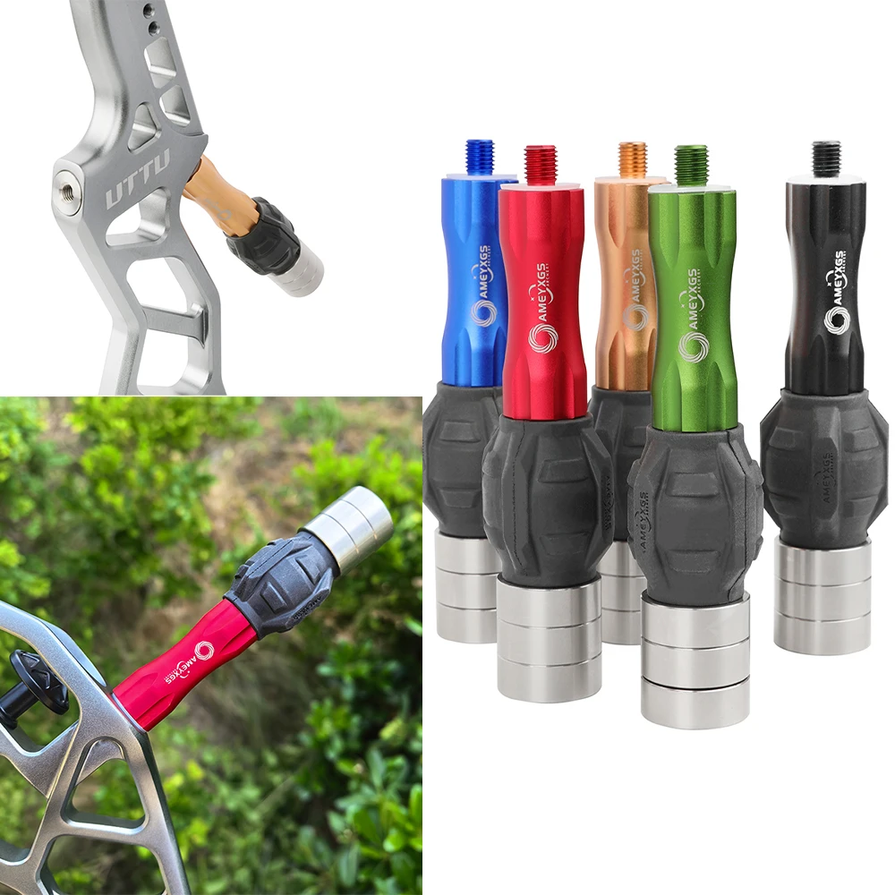 

Стабилизатор лука для стрельбы из лука, противовес, гаситель вибрации, резьба 5/16 дюйма, ручка лука, амортизирующий лук, стрела, охотничья мишень, стрельба