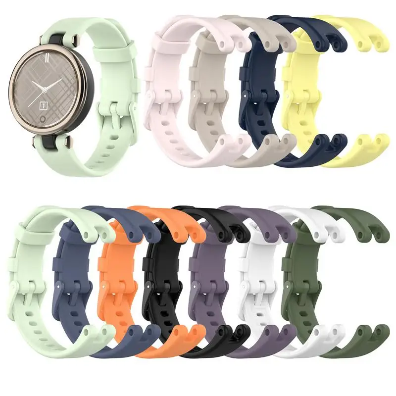 Silicone Strap For Garmin Lily Smartwatch Colorful Waterproof Band Bracelet Watchband Wristband For Garmin Lily Fitness