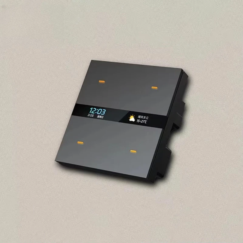 

Golden Security Smart Wireless Zigbee Smart Wall Switch with LCD Display Working with Alexa Voice & google Home M8