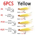 6pcs Yellow