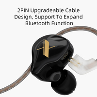KZ EDX Headphones 1 Dynamic HIFI Bass Noise-cancelling sports in-ear headphones