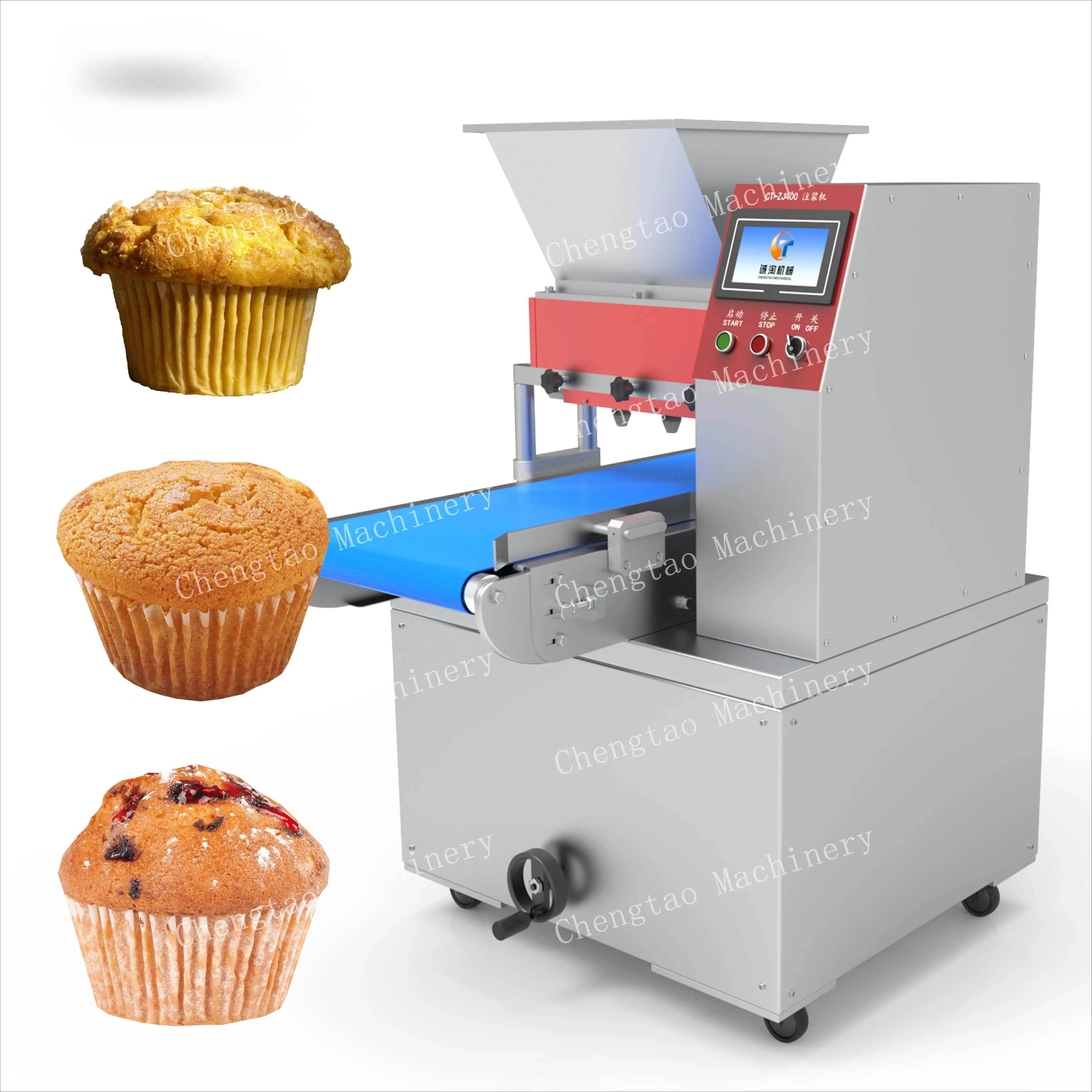 Automatic High Speed High Quality Pound Cake Maker Muffin Depositor Cupcake Filling Machine