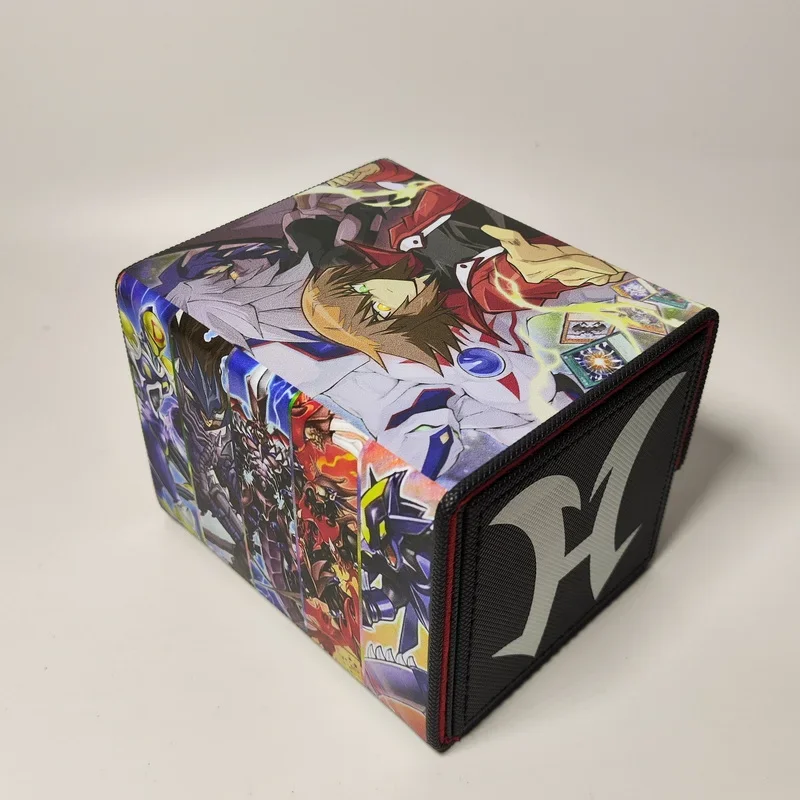 YuGiOh Jaden Yuki Neos Animation Characters DIY Leather Card Storage Box Center Card Anime Classics Game Collection Cards Toy