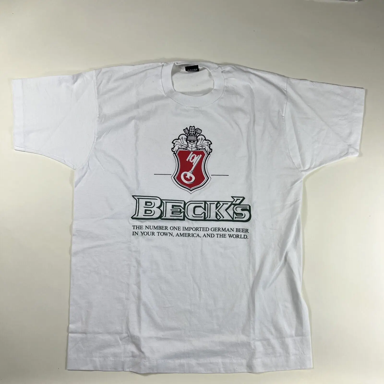 Vintage winkt T-Shirt xl die Nummer eins importiertes deutsches Bier in der Welt