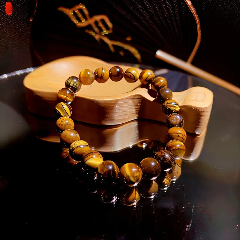 

Tiger Eye Courage Bracelet | Handmade Protection Amulet – Natural Confidence Boost & Ancient Earth Energy