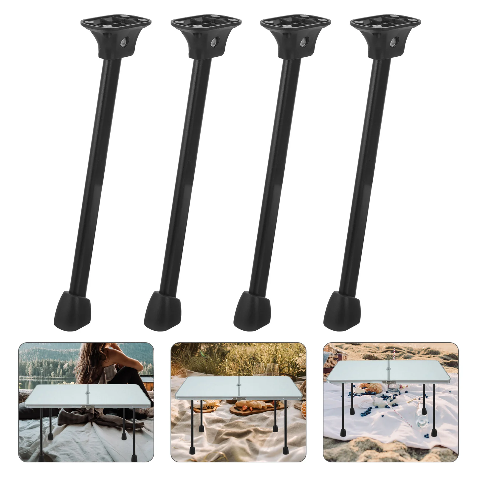 Foldable Table Legs Coffee Table Leg Table Heavy Duty Desk Computer Desk Adjustable Table Legs Camping Travel Folding Legs