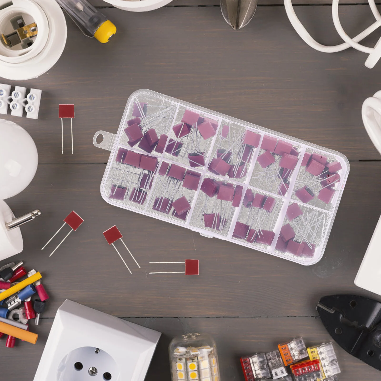 

1 set Fuse Set 250V Slow Blow Fuses 1A 2A 3.15A 5A 6 3A Mini Plastic Time Delay Fuses Electronics Home Appliances Circuit