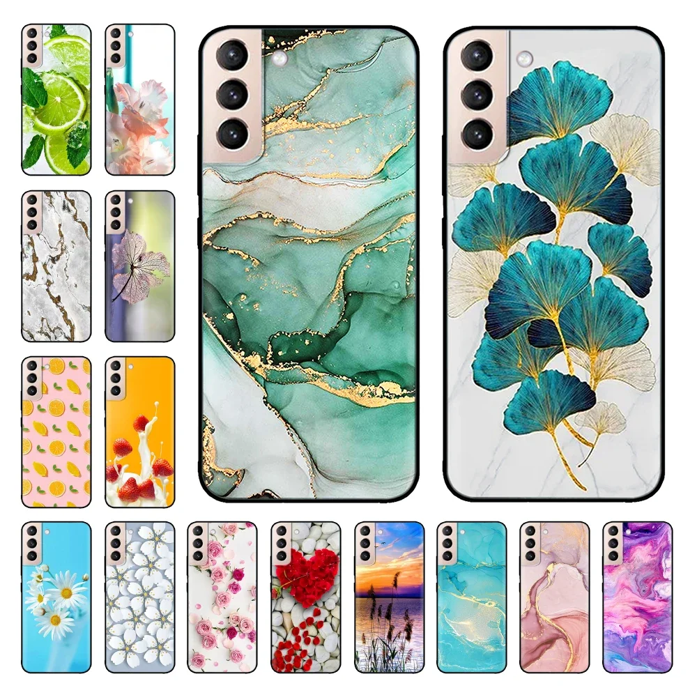 Silikonowe etui do Samsung Galaxy S21FE etui S21 Ultra 5G Soft TPU etui na telefon S21 FE Fundas do Samsung S21 Plus s21 S 21 pokrowiec