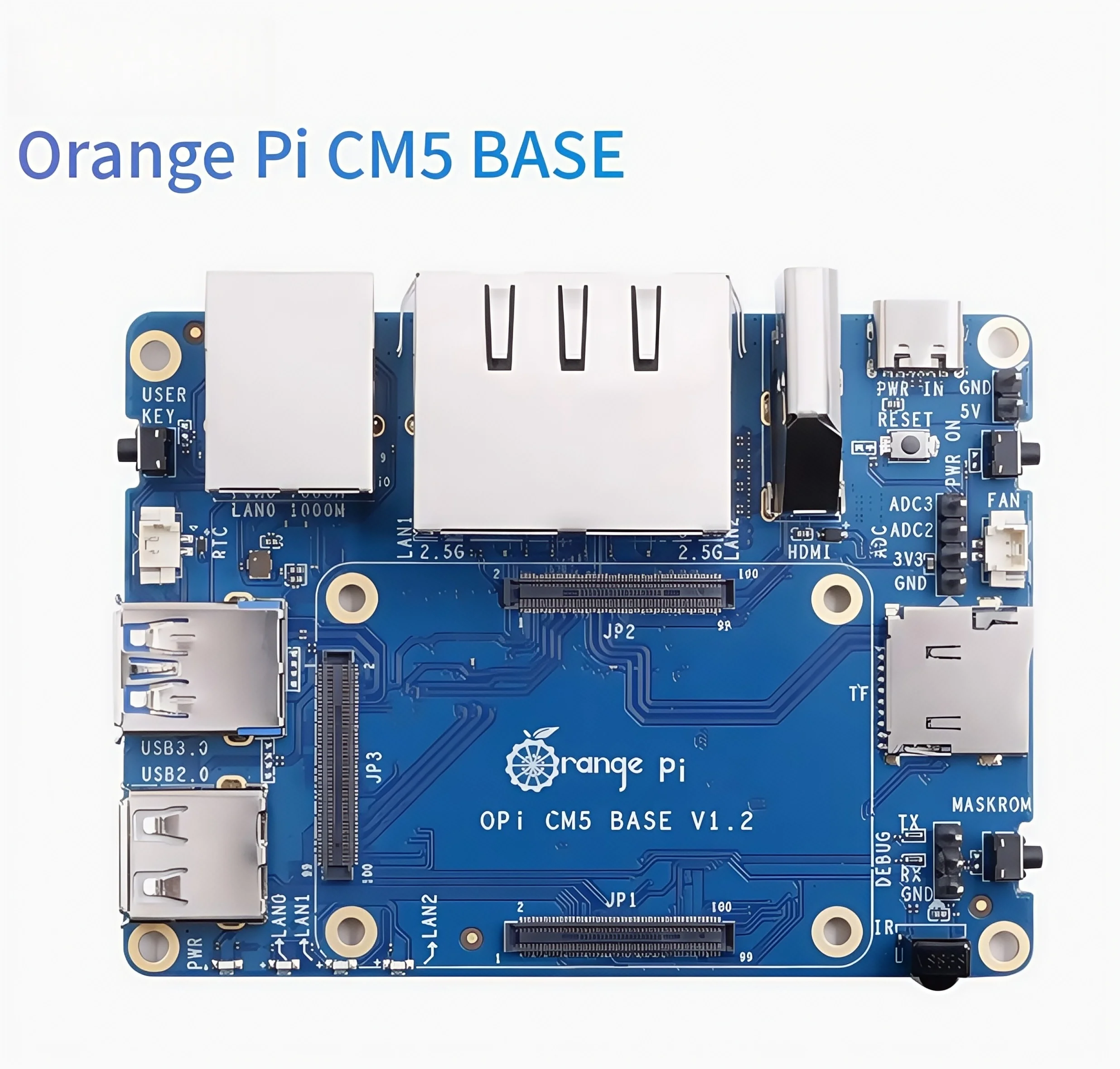 

Dedicated baseboard for Orange Pi CM5 core board