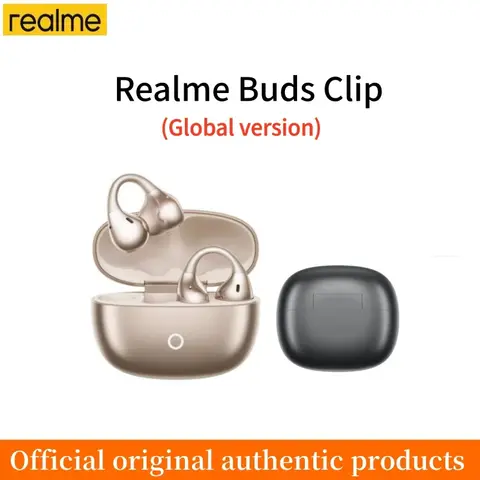 Realme Buds Clip global version, ear clip headphones, good sound quality and comfortable to wear, sports music fashion.
