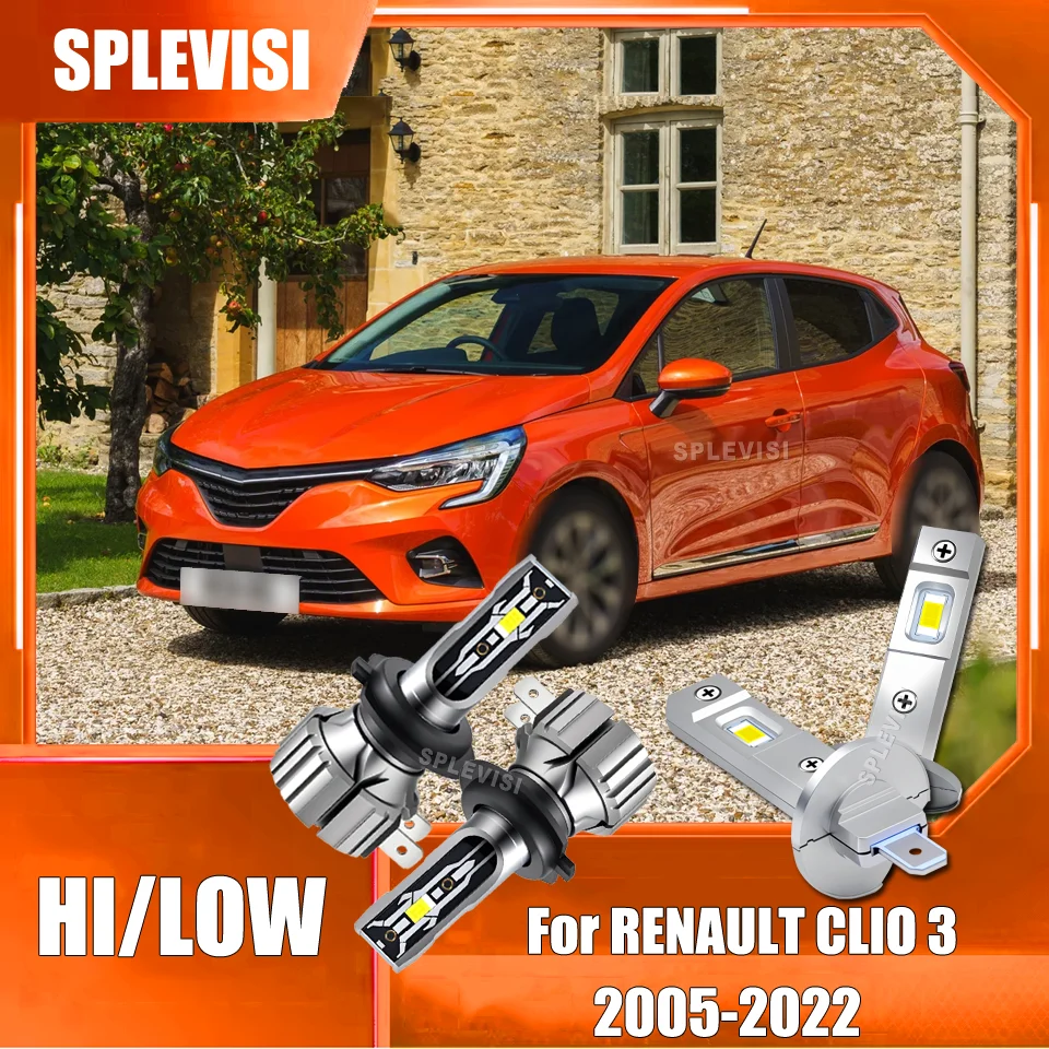 

Brand New Upgrade H1 H7 LED Headlights High Low Beam For RENAULT CLIO 3 2005 2006 2007 2008 2009 2010 2011 2012 2013 -2022