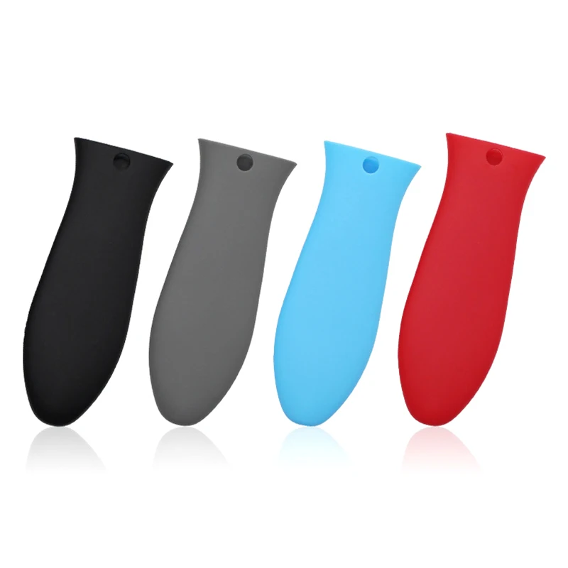 Non-Slip Silicone Pot Handle Holder Dismountable Cookware Parts Potholder Cast Iron Skillet Grip Sleeve Cover Pots Pans Handle view 5