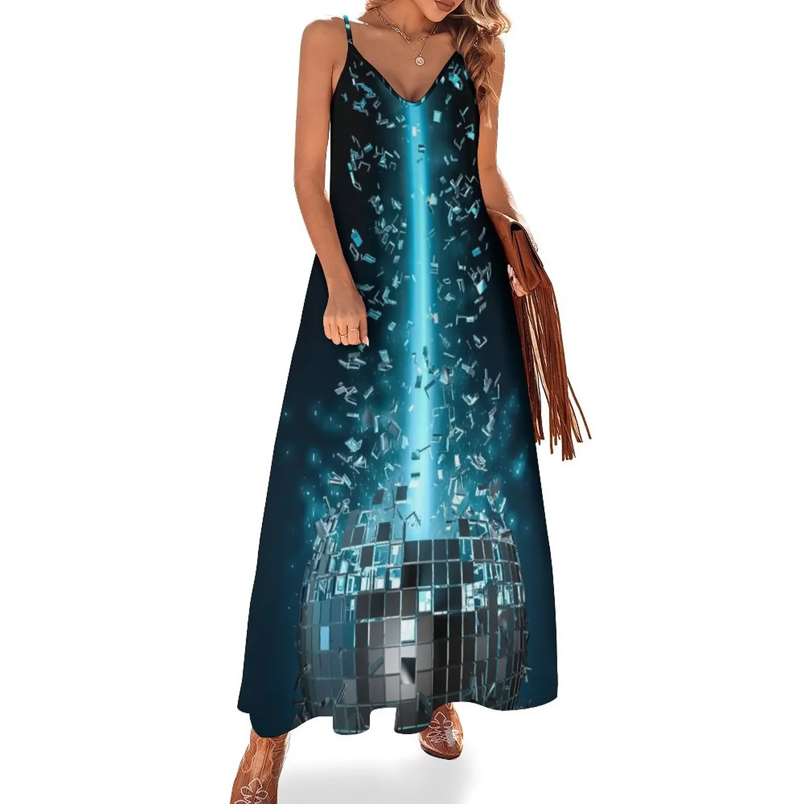 

Disco explosion Sleeveless Dress summer dress womens 2025 dresses with long sleeves