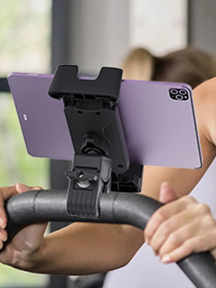 AliExpress xnyocn 4.5-13 inch Tablet Stand Holder Mount, Spin Bike Treadmill Phone Pad Holder Universal Exercise Bike Handlebar Mount For Ipad Pro