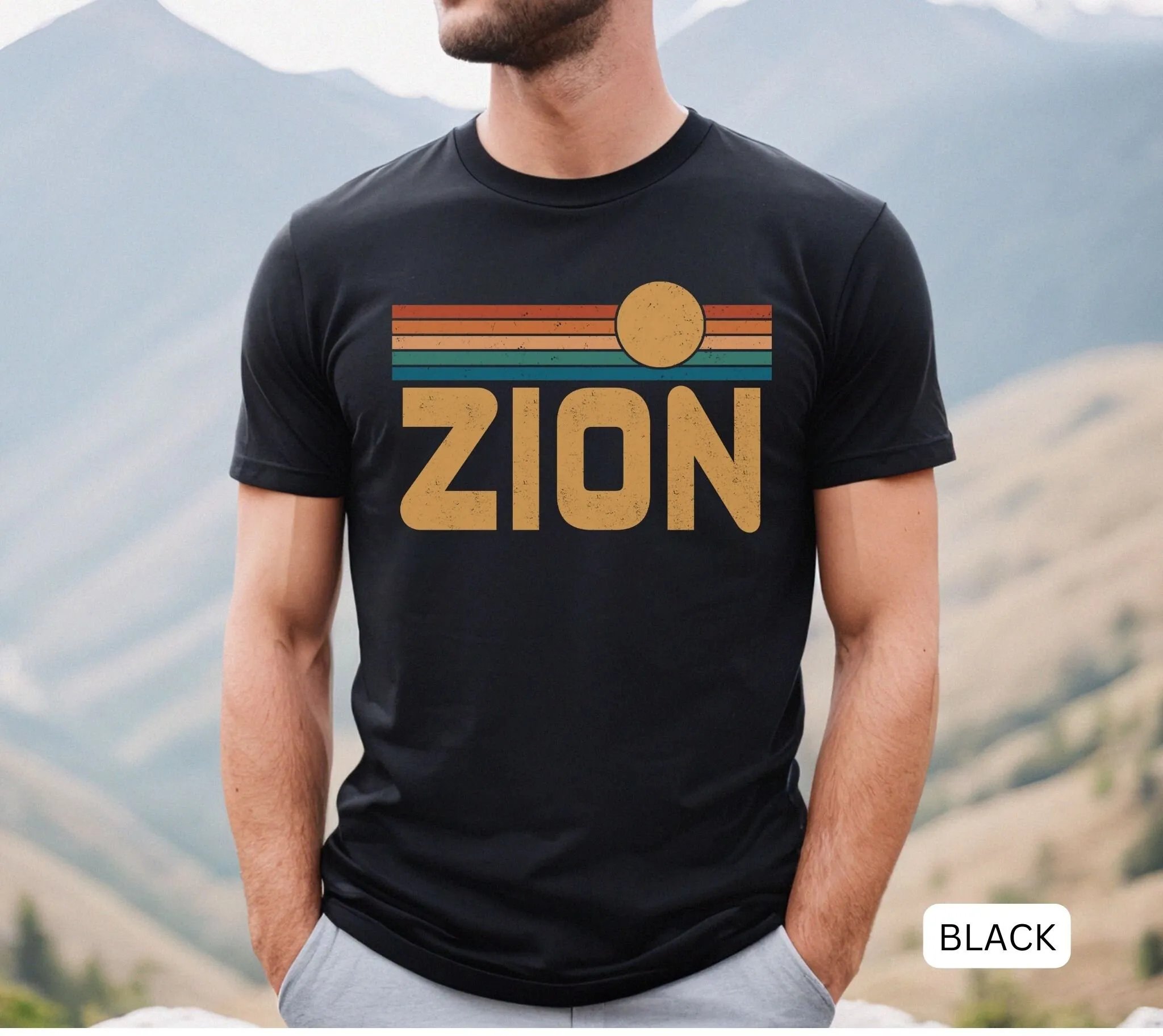 Zion T Shirt National Park Souvenir Honeymoon Hiking Parks Road Trip