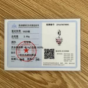 925 Sterling Silver Bead Fit for European Bracelet, DIY jewelry accessories, pink series, bag, motorcycle, heart, new, 2024 8 Main Sales Intemeio for Rosary - №2