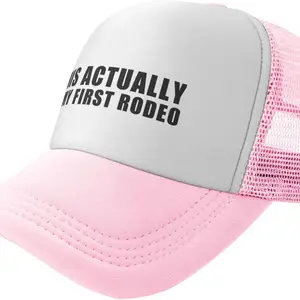 Lustiges Landleben Howdy Cowboy Snapback Cap für Männer, trendy Trucker Hat, dies ist meine erste atmungsaktive Caps Road 10 Hauptverkauf Chapeu Herren Rodeo - №8