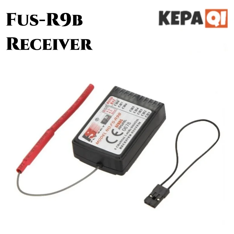 Receptor de Fus-r9b para helicóptero y avión, decodificador estándar Original de 9 canales, 2,4g, Gfsk, Th9x-b