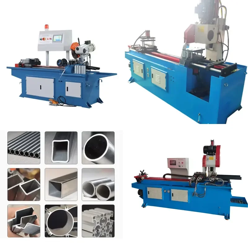 Automatic Pipe Cutting Machine High Speed Burr Free Metal Tube Cutter with Auto Feeding System for Industrial Use