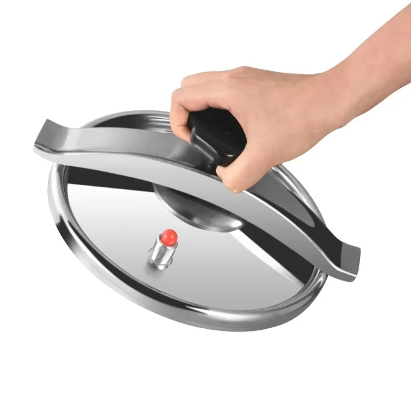 Commercial 9L Aluminum Pressure Cooker Quick Cooking Industrial Bottom Polished Cheap Metal Kitchenware