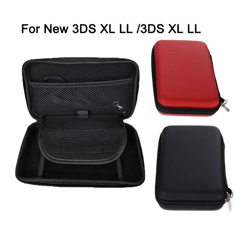 Estojo rígido de eva para novo 3ds xl/3ds xl, bolsa de armazenamento, capa de cartão para 3ds ll/novo 3ds ll, caixa de armazenamento de cartão de jogo