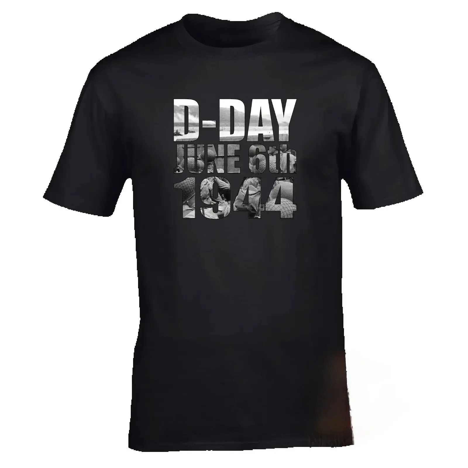 

WWII Allies Operation Overlord June 1944 D-Day T-Shirt 100% Cotton O-Neck Short Sleeve Summer Casual Mens T-shirt Streetwear