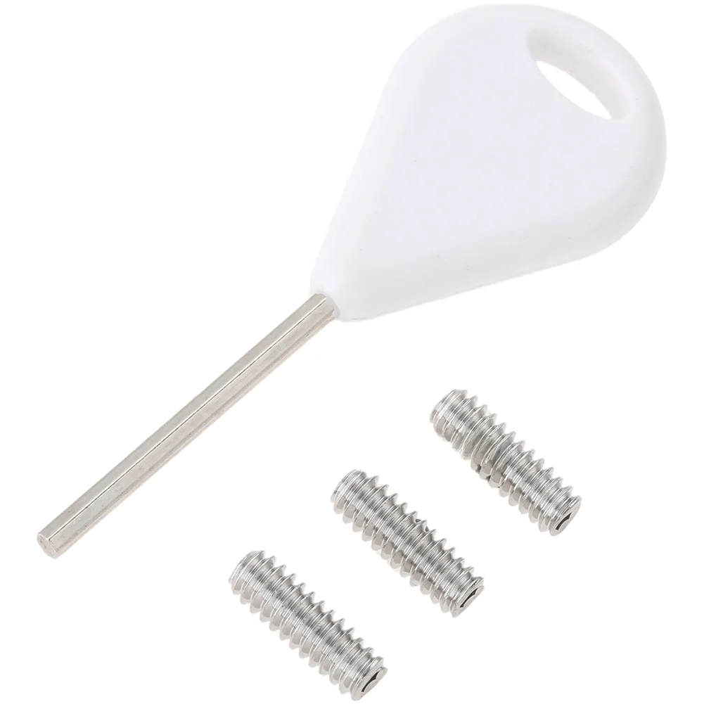 Surfboard Fin Tool Kit Includes 68mm Wrench and Six Sets of 14mm Screws Compatible with 3/16-24 Thread Fin Systems