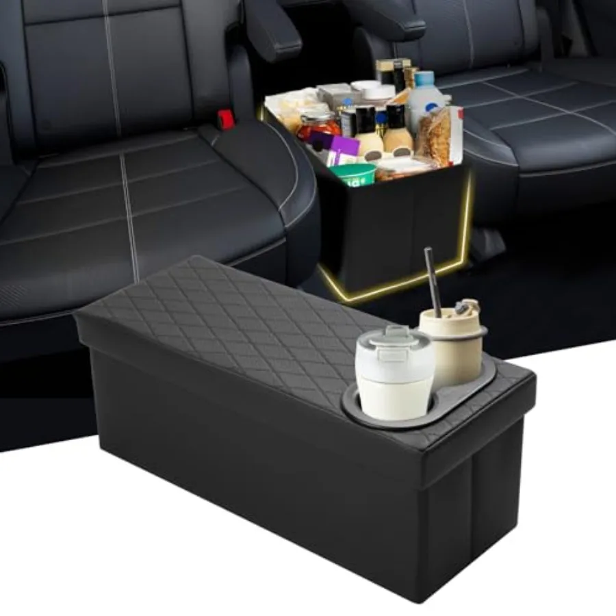 

Car Seat Organizer for Kia 2020-2026 Center Console Organizer for, Toys Baby Supplies Dog Toy Box Storage Bin Travel Accessorie